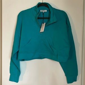 WeWoreWhat cropped sweatshirt set